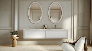 Фото дизайнерской мебель для ванны «Brenta» коллекции Lester