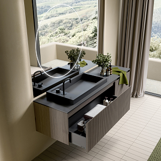 Фото дизайнерской мебель для ванны «Brenta» коллекции Fly